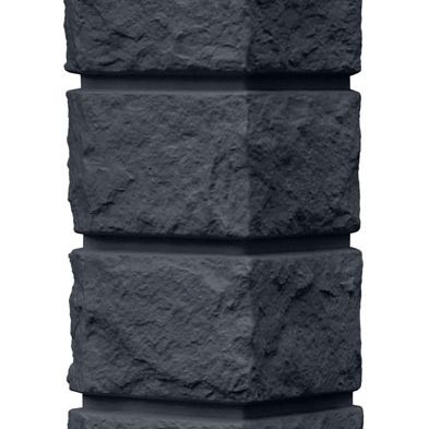 Угол Grand Line Колотый камень Classic графит 392*150 мм