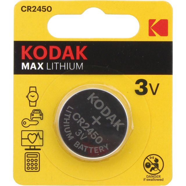 Батарейка Kodak CR2450-BL1 MAX Lithium