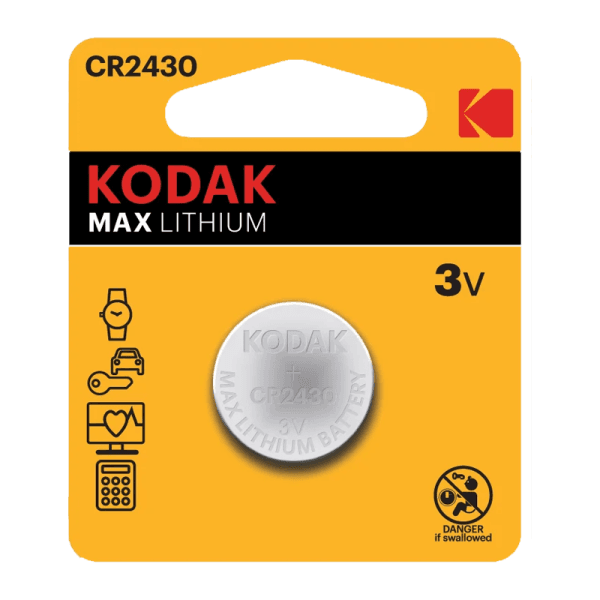Батарейка Kodak CR2430-BL1 MAX Lithium