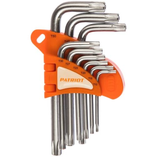 Набор ключей Patriot SKT-9 TORX T10-T50 CRV 9шт.
