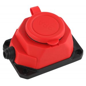 Колодка каучуковая красная Эра K-1e-RED-IP44 1гн