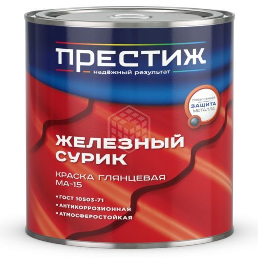 Краска масляная МА-15 FARBITEX Железный Сурик 1кг