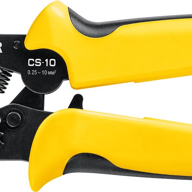 Пресс-клещи для втулочных наконечников CS-10 0.25 - 10 мм.кв, STAYER Professional