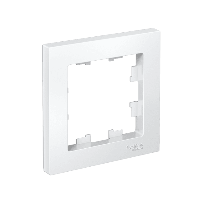 Рамка 1-постовая Atlas Design, белый, Systeme Electric