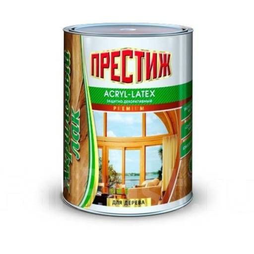 Лак Престиж акриловый бесцветный 0,9кг