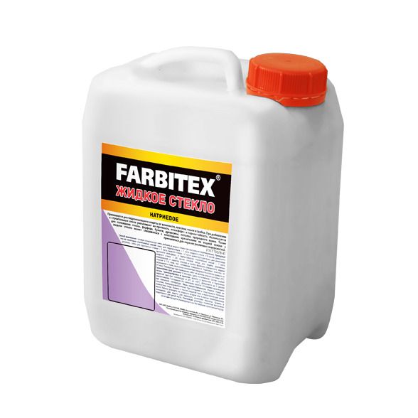 Жидкое стекло 1,3кг FARBITEX