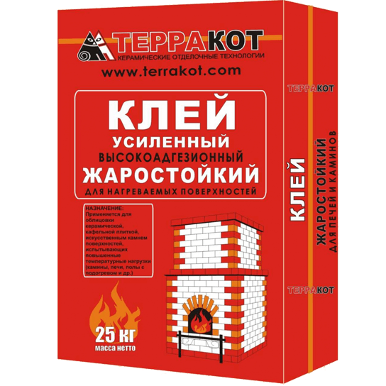 Клей усиленный жаростойкий Терракот 10кг