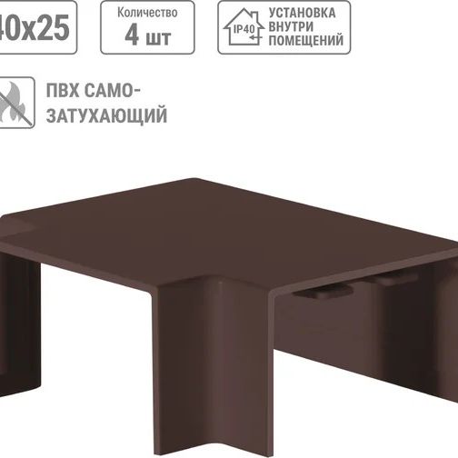Угол Т-образный КМТ 100*60 бук (2 шт./комп.) TDM