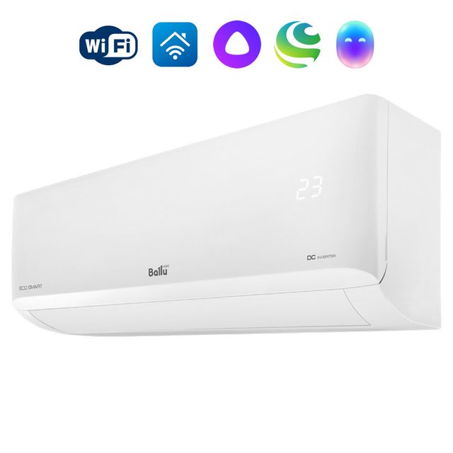 Сплит-система инверторного типа Ballu Eco Smart DC BSYI/in-08HN8_V5 блок внутренний и наружный