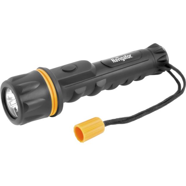 Фонарь Navigator 71 584 NPT-R06-2AA пластик резина 1LED 0,5Вт