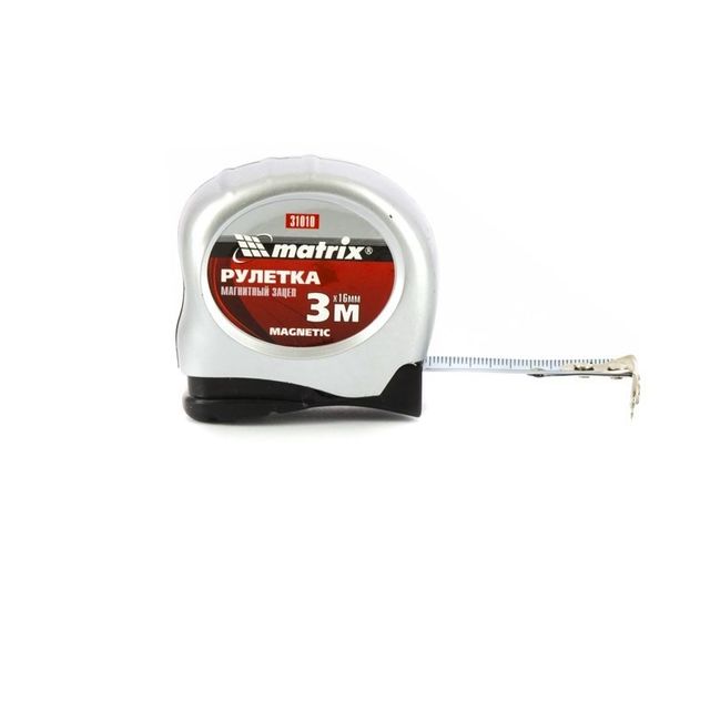Рулетка Magnetic 3м*16мм магнитный зацеп Matrix