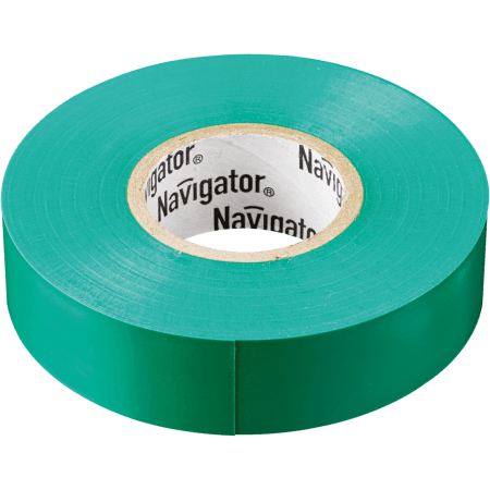 Изолента Navigator 15мм*20м NIT-B15-20/G зелёная