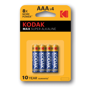 Батарейка Kodak LR03-4BL MAX SUPER Alkaline ААА-4