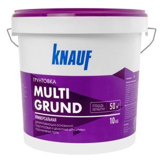 Грунтовка быстросохнущая паропроницаемая Knauf Мультигрунд F 10кг