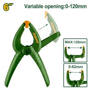 Зажим ручной 6" 120мм пружинный JADEVER JDCP5396