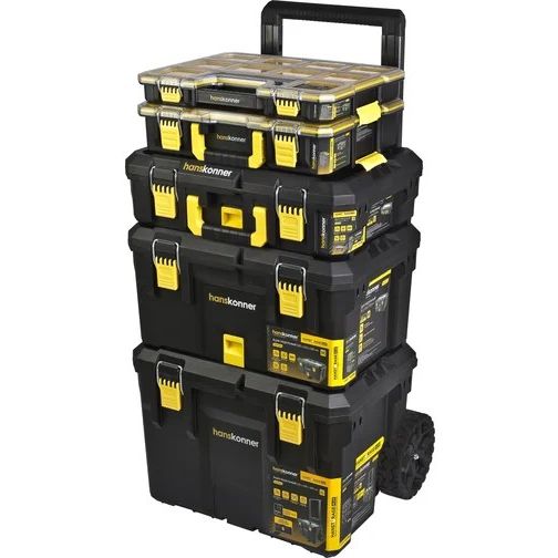 Набор ящиков системы хранения HANSTORAGE PLUS (5шт) на колесах HSP5KIT