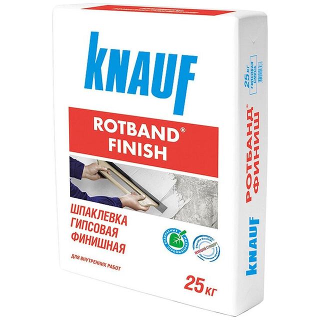 Шпатлевка полимерная Кнауф Ротбанд Полимер Финиш 20кг (48шт/упак.) Knauf