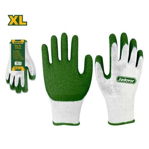 Перчатки хозяйственные облитые латексные XL JADEVER JDXG3801
