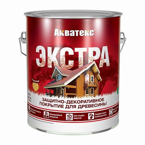 Акватекс Экстра Покрытие защитно-декоративное 2,7л Бесцветный