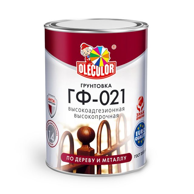 Грунт ГФ-021 Olecolor красно-коричневый 25кг
