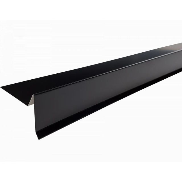 Планка карнизная полиэстер RAL 9005 черная