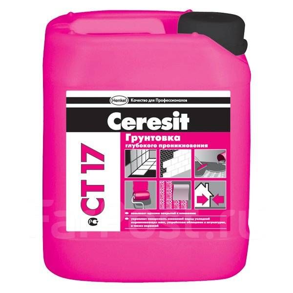 Грунтовка глубокого проникновения Церезит ceresit CT-17 5л