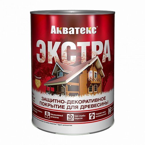 Акватекс Экстра Покрытие защитно-декоративное 0,8л Бесцветный