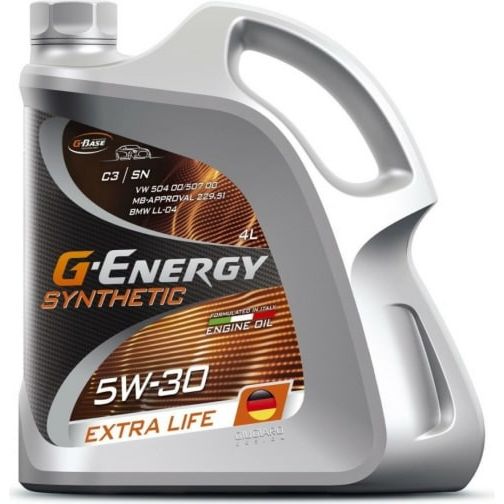 Масло моторное G-Energy Synthetic Extra Life 5W-30 4 л