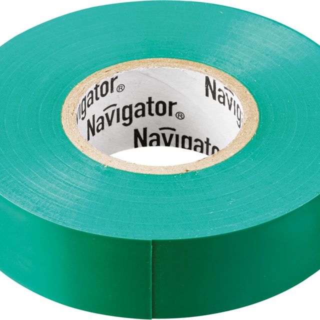 Изолента Navigator 71 113 NIT-A19-20/G зеленая