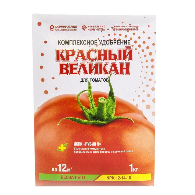 Удобрение БиоМастер Красный великан 1кг (уп 25шт)