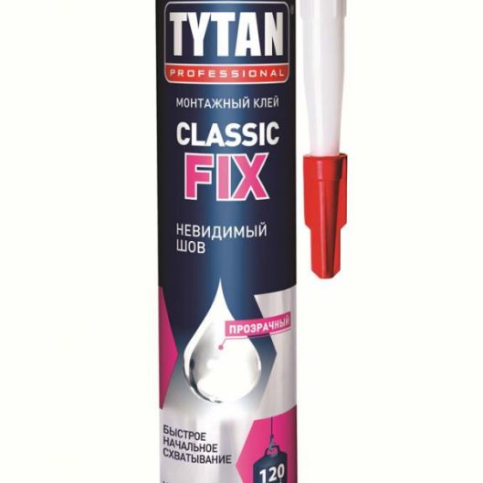 Клей монтажный TYTAN CLASSIC FIX 310мл Прозрачный