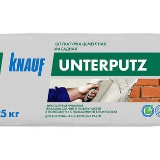 Штукатурка цементная фасадная Кнауф Унтерпутц 25кг (48шт/упак.) Knauf
