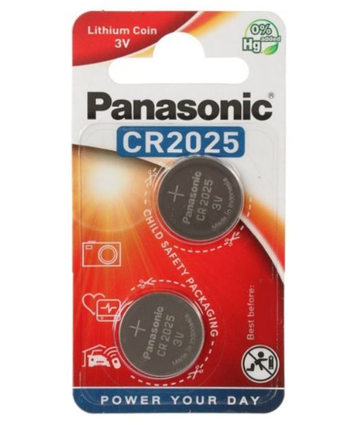 Батарейка Panasonic CR2025 B6 Power Cells
