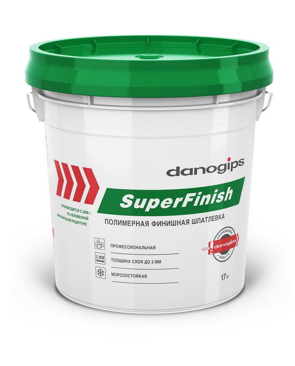 Шпатлевка полимерная SuperFinish Даногипс 24кг