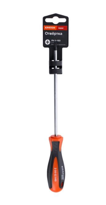 Отвертка PH1 150мм Кратон Master
